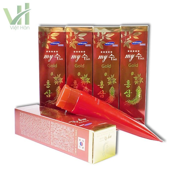 Sữa rửa mặt hồng sâm Hàn Quốc My Gold Korea Red Ginseng 4