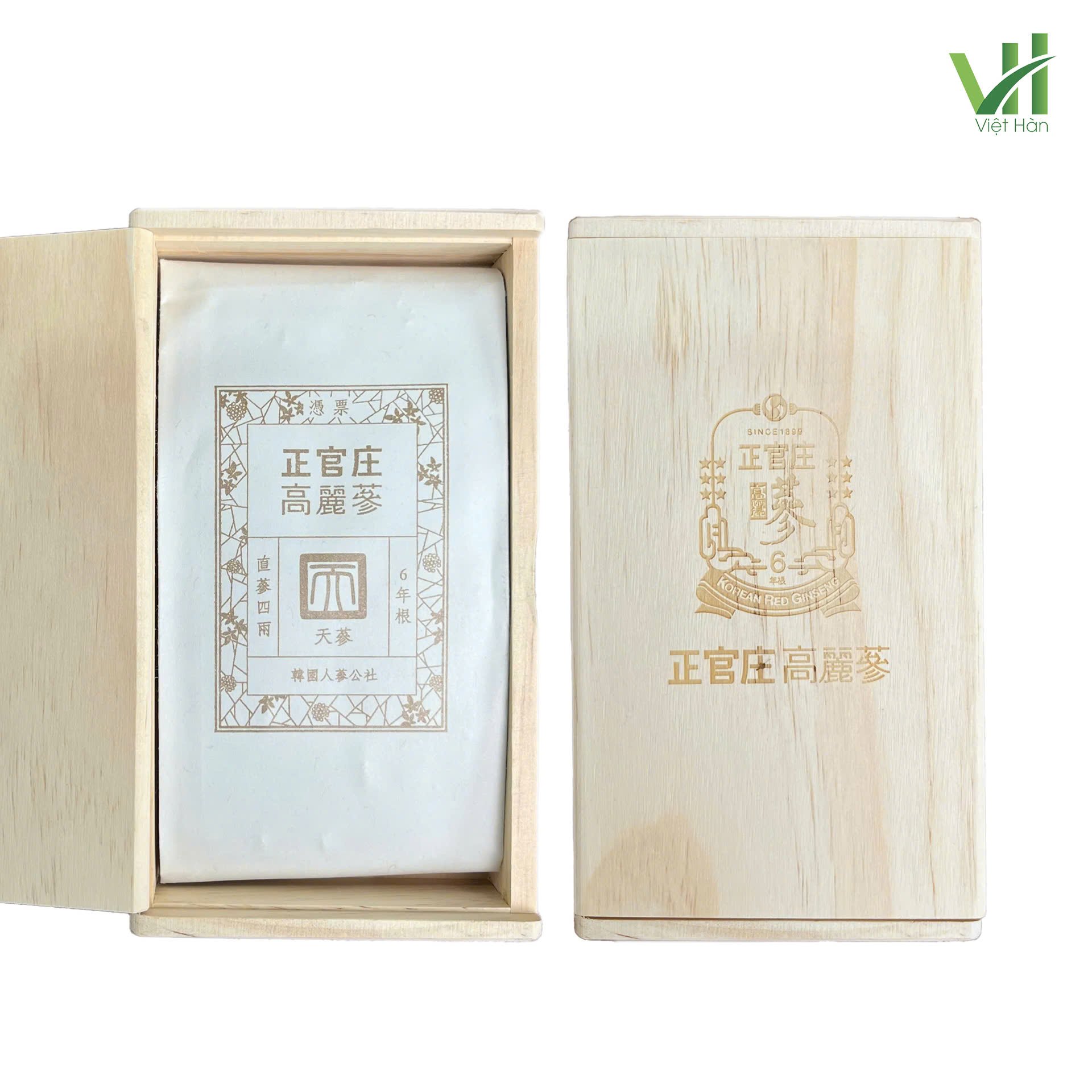Thiên sâm khô Jung Kwan Jang Hộp 150g (số 20 – 7 củ) 3