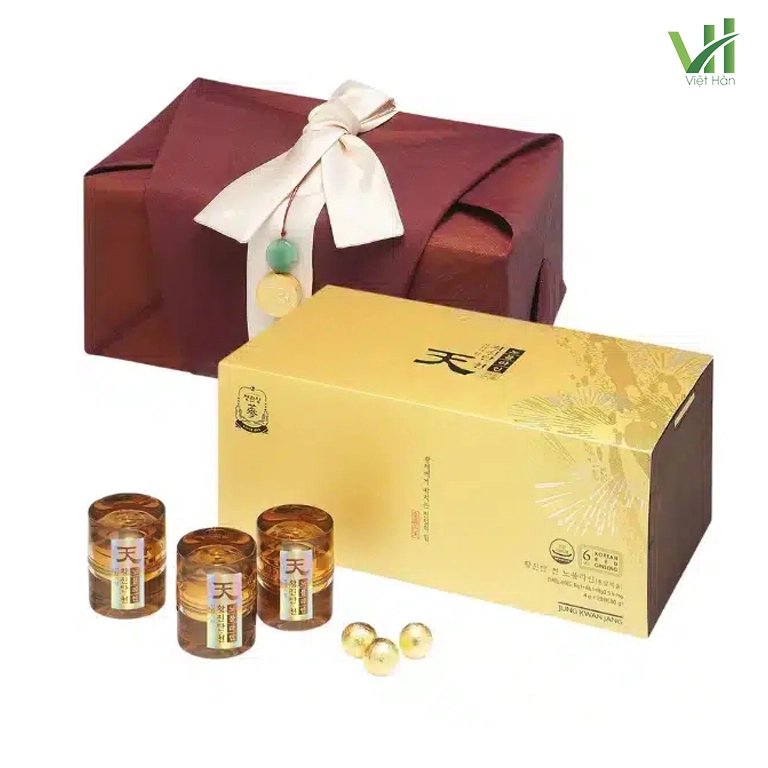 Thiên sâm linh đan dát vàng KGC Jung Kwan Jang Hwang Jin Dan Cheon Noble Line 4g x 20 viên 2