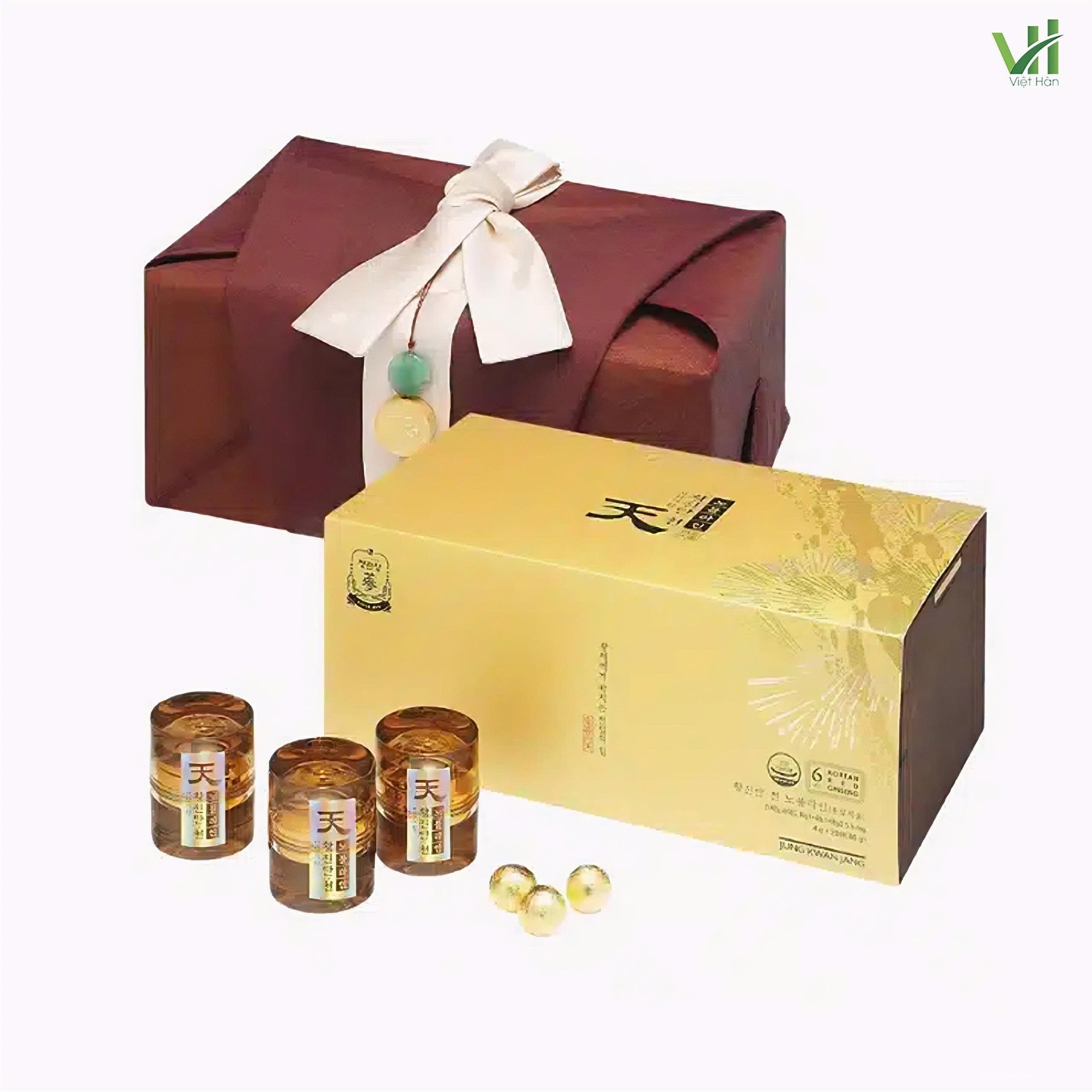 Thiên sâm linh đan dát vàng KGC Jung Kwan Jang Hwang Jin Dan Cheon Noble Line 4g x 20 viên