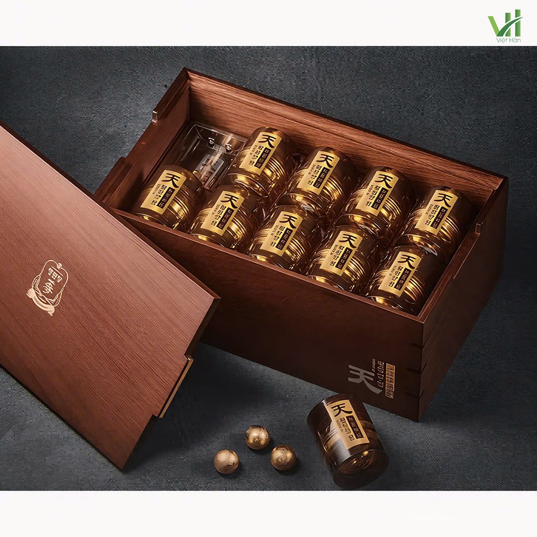 Thiên sâm linh đan dát vàng KGC Jung Kwan Jang Hwang Jin Dan Cheon Noble Line 4g x 20 viên 4