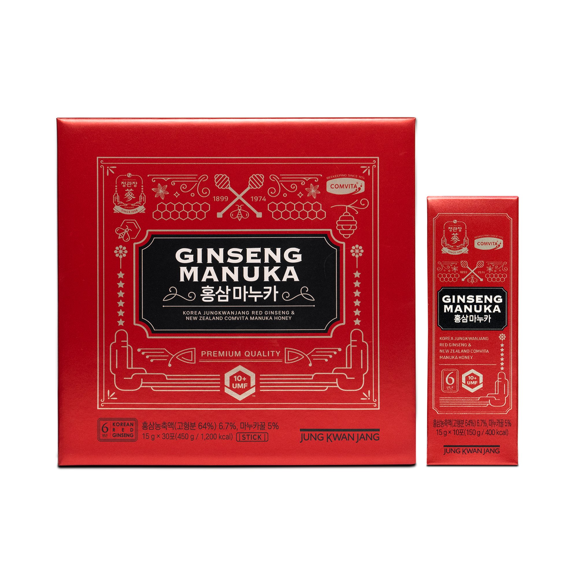 Tinh chất Hồng Sâm Mật Ong Manuka Jung Kwan Jang 15g x 30 gói 4