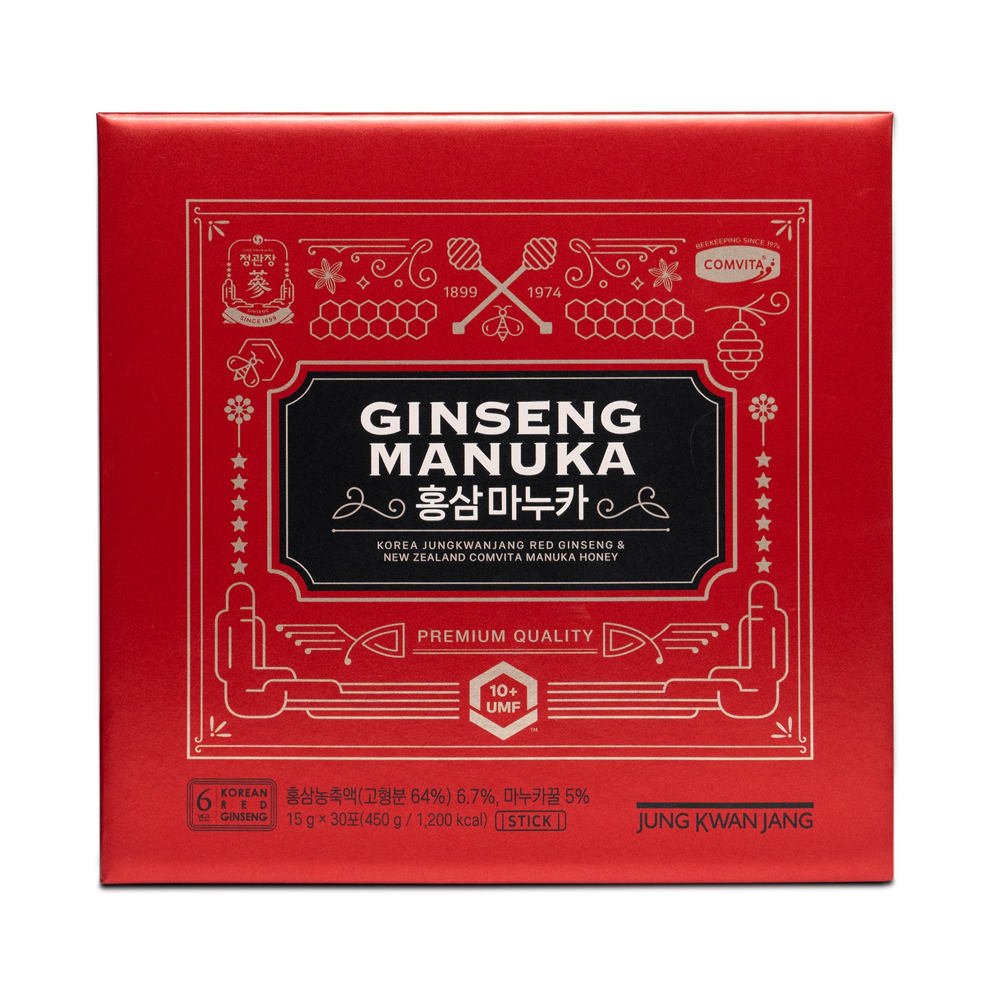 Tinh chất Hồng Sâm Mật Ong Manuka Jung Kwan Jang 15g x 30 gói 2
