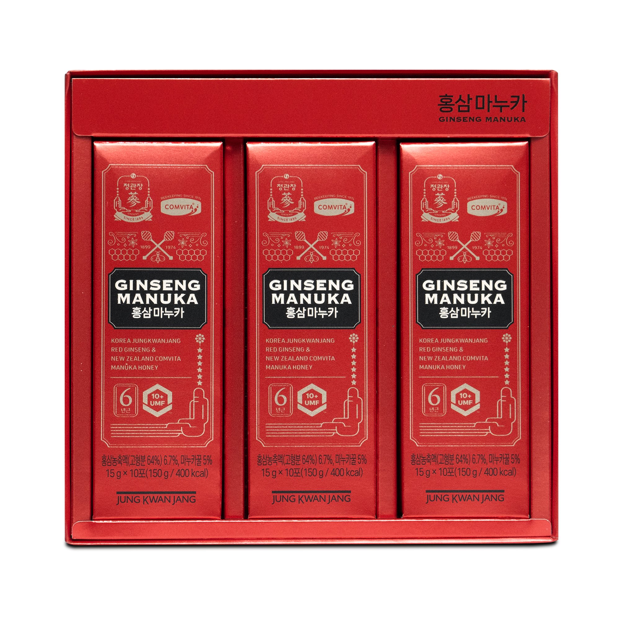 Tinh chất Hồng Sâm Mật Ong Manuka Jung Kwan Jang 15g x 30 gói 6