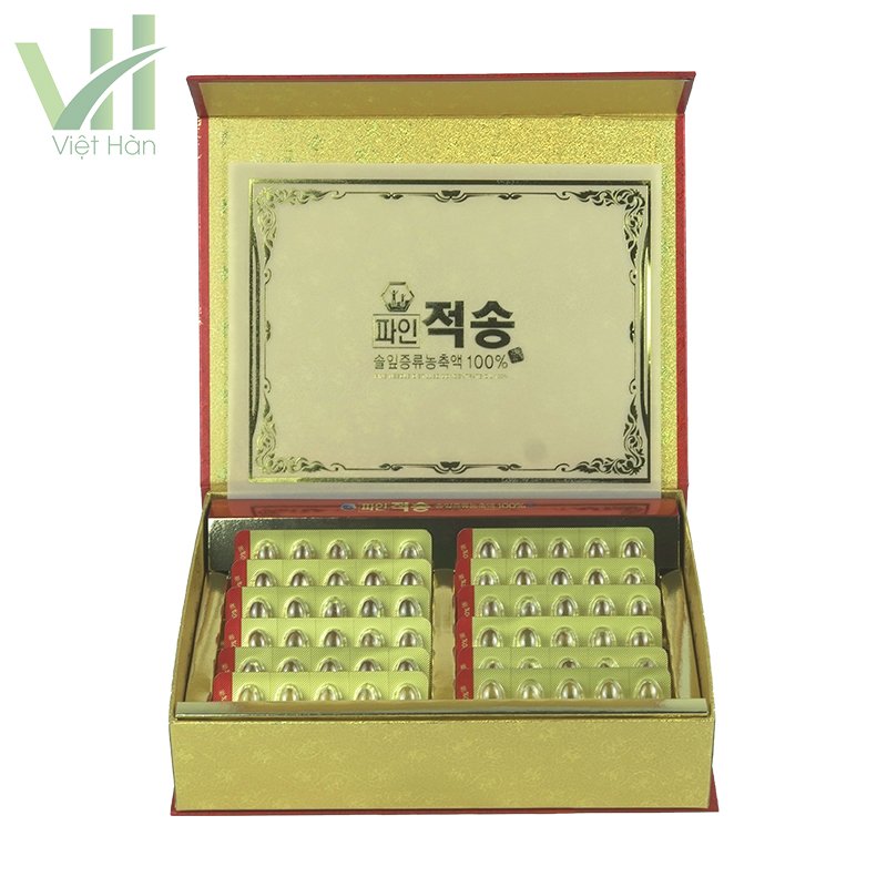 Tinh dầu thông đỏ chính phủ Hàn Quốc mẫu mới hộp 120 viên 2