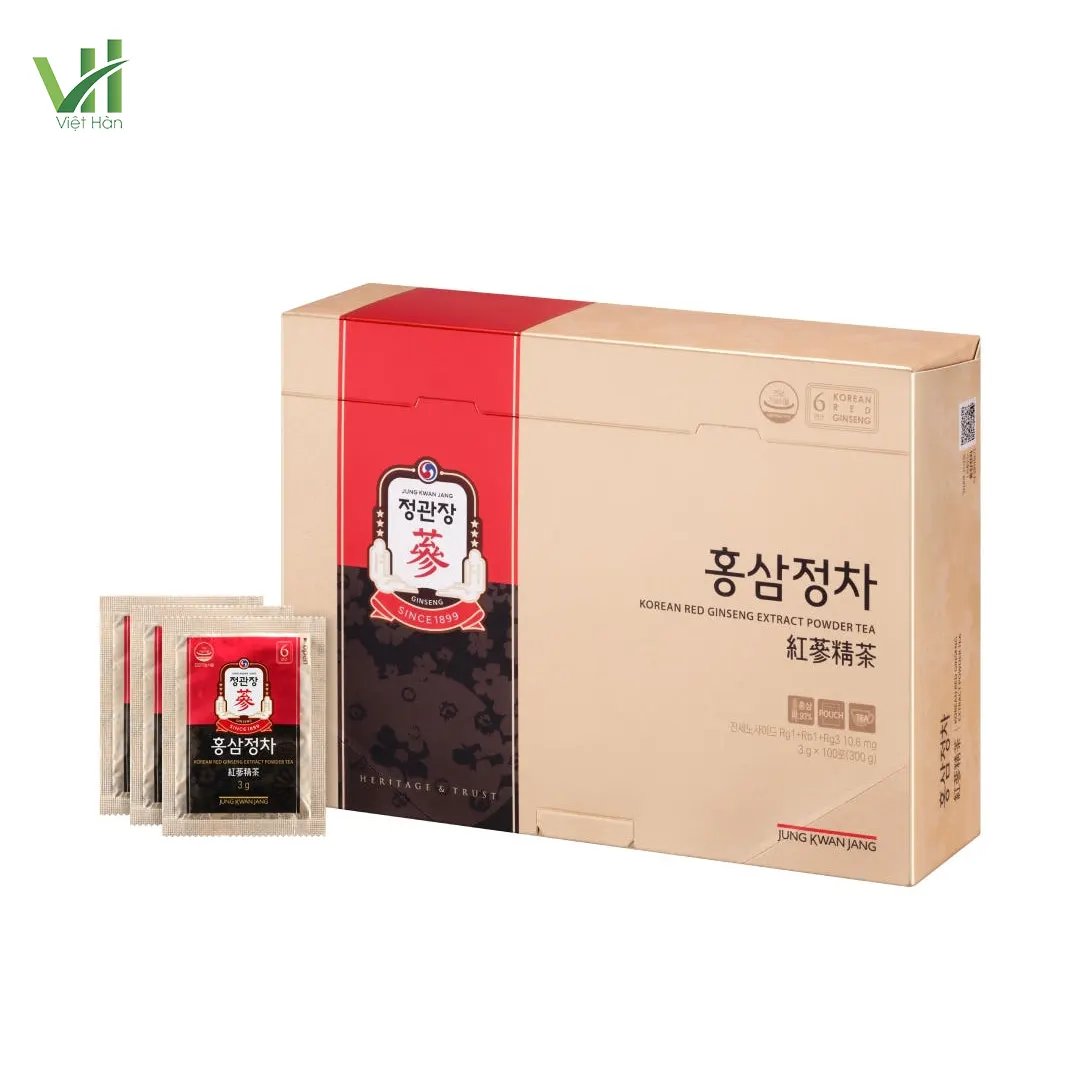 Trà Hồng Sâm Jung Kwan Jang Hàn Quốc Hộp 100 gói x 3g 4