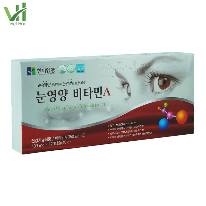 Viên bổ mắt Hàn Quốc Hami 120 viên giúp mắt sáng khỏe mạnh 5