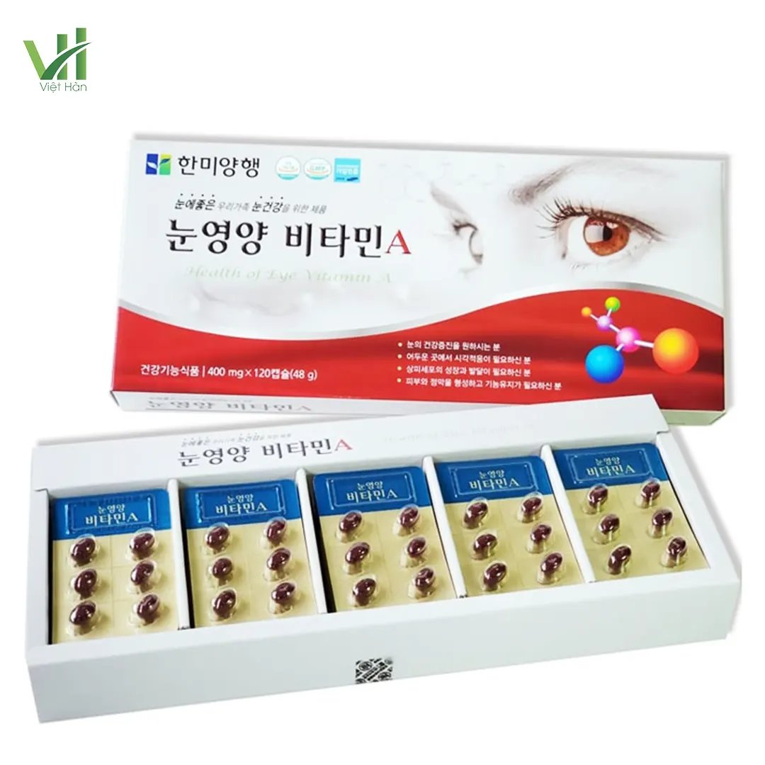 Viên bổ mắt Hàn Quốc Hami 120 viên giúp mắt sáng khỏe mạnh