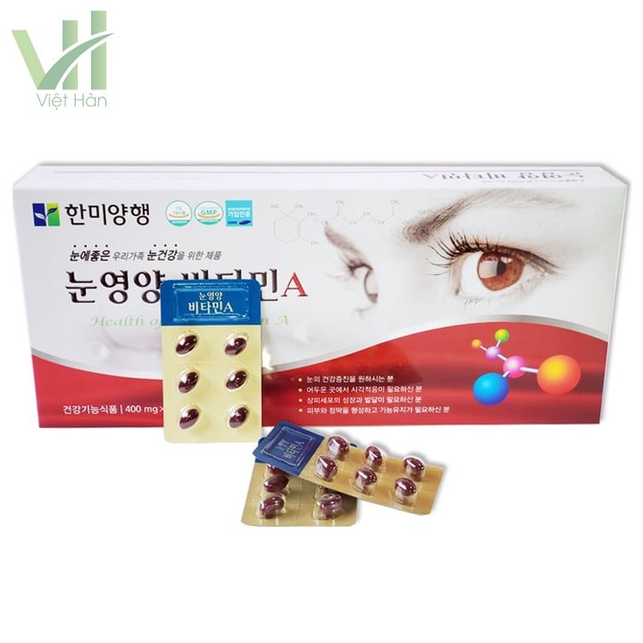 Viên bổ mắt Hàn Quốc Hami 120 viên giúp mắt sáng khỏe mạnh 2