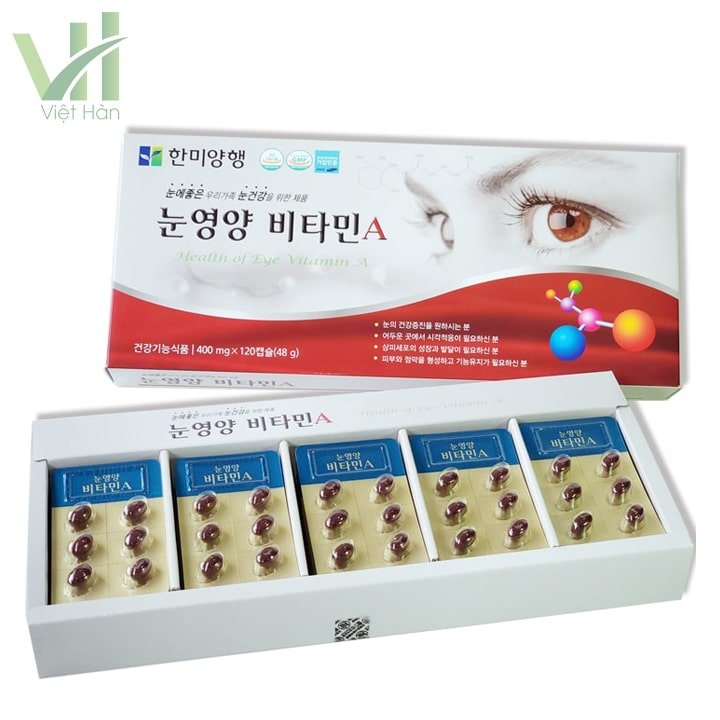 Viên bổ mắt Hàn Quốc Hami 120 viên giúp mắt sáng khỏe mạnh 3
