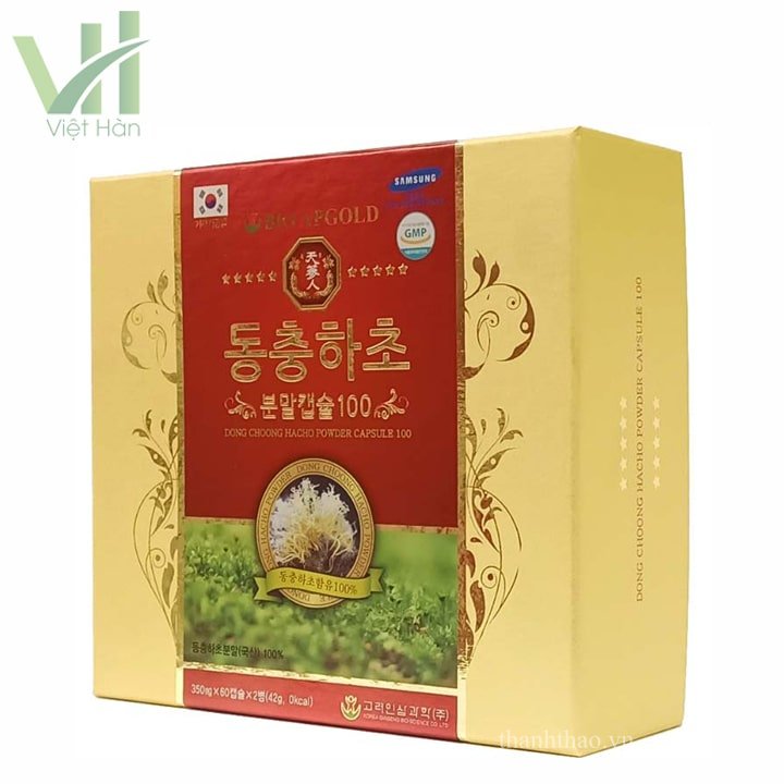 Viên Đông Trùng Hạ Thảo Bio Apgold Hàn Quốc Hộp 120 viên 5