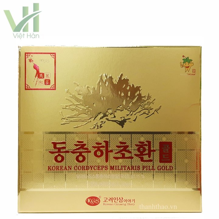 Viên Đông Trùng Hạ Thảo Hàn Quốc KGS Hộp 100g x 2 lọ 5