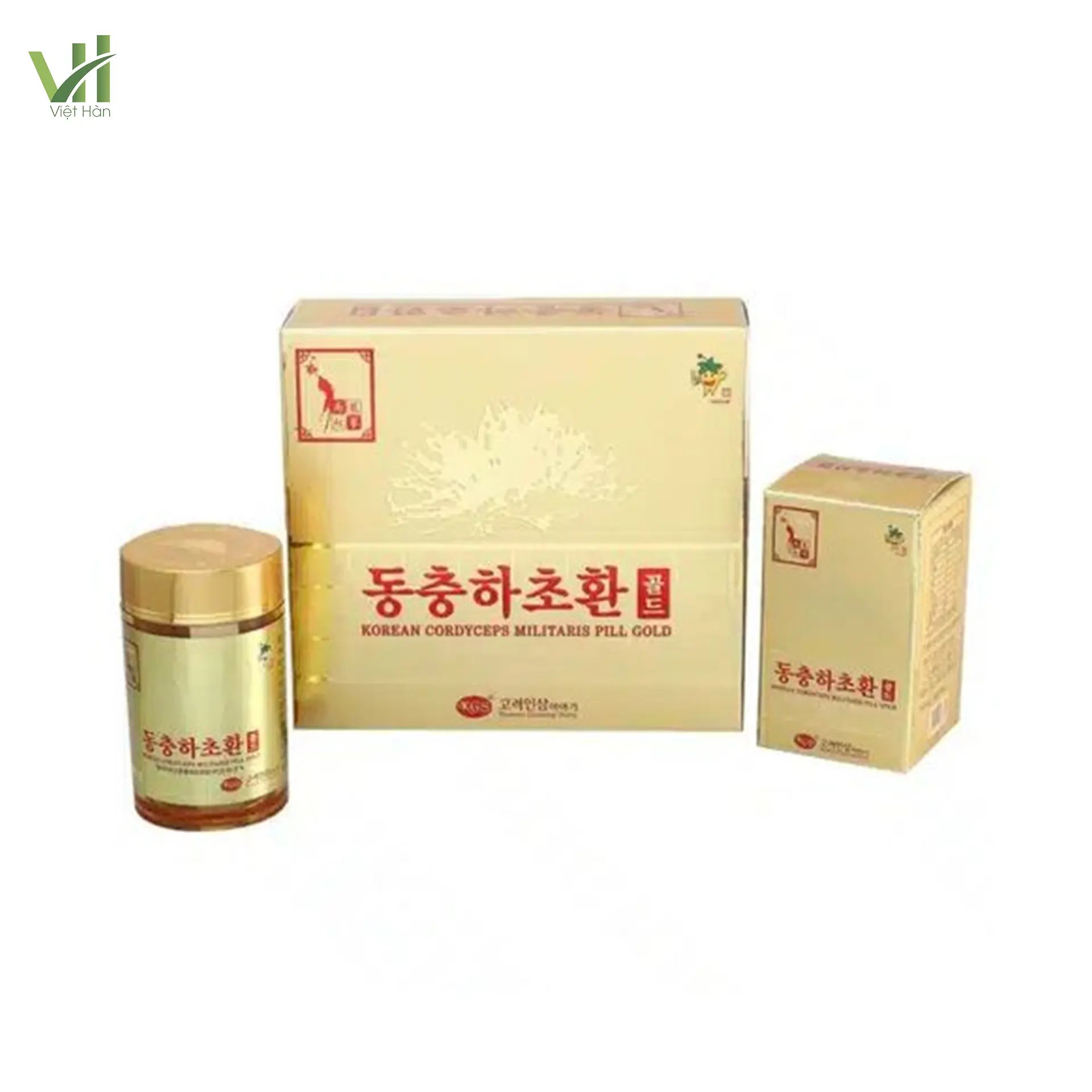 Viên Đông Trùng Hạ Thảo Hàn Quốc KGS Hộp 100g x 2 lọ