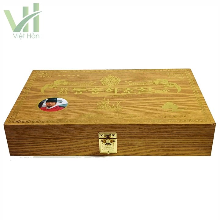Viên Đông Trùng Hạ Thảo Kanghwa hộp gỗ vàng 30 viên 2