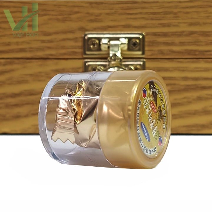 Viên Đông Trùng Hạ Thảo Kanghwa hộp gỗ vàng 30 viên 3