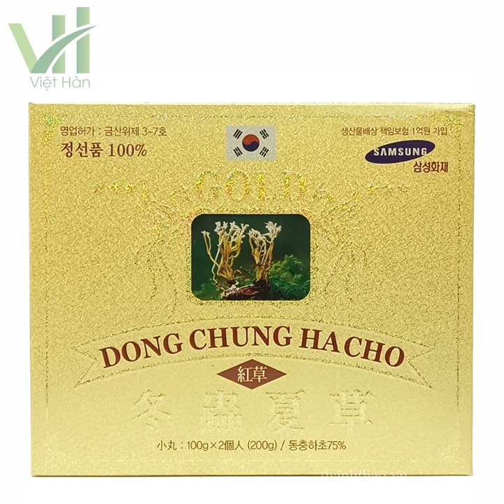 Viên Đông Trùng Hạ Thảo Kimsan Hàn Quốc Hộp 200g 2