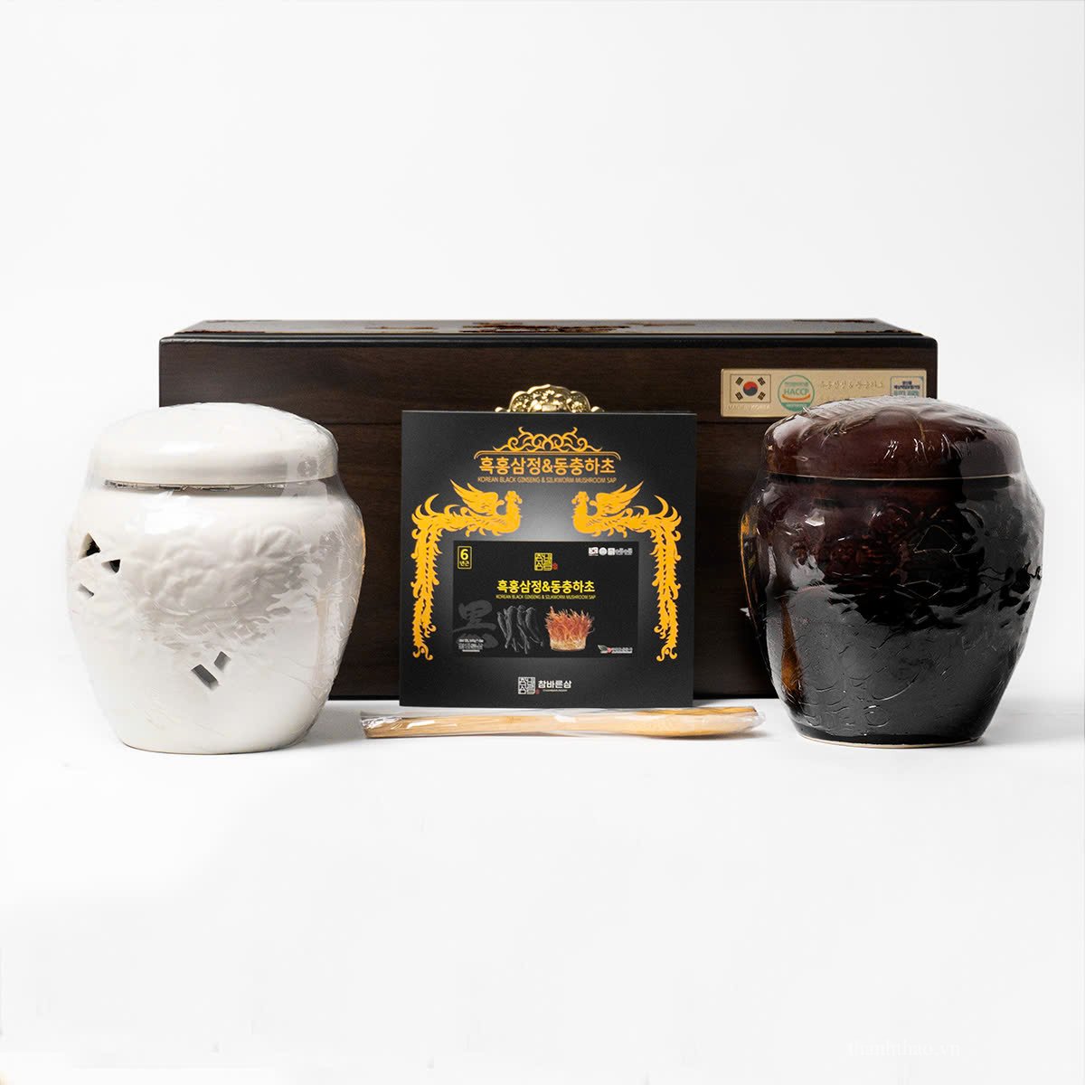 Cao Hắc Sâm Đông Trùng Hạ Thảo Achimadang Hộp 2 lọ x 500g 6