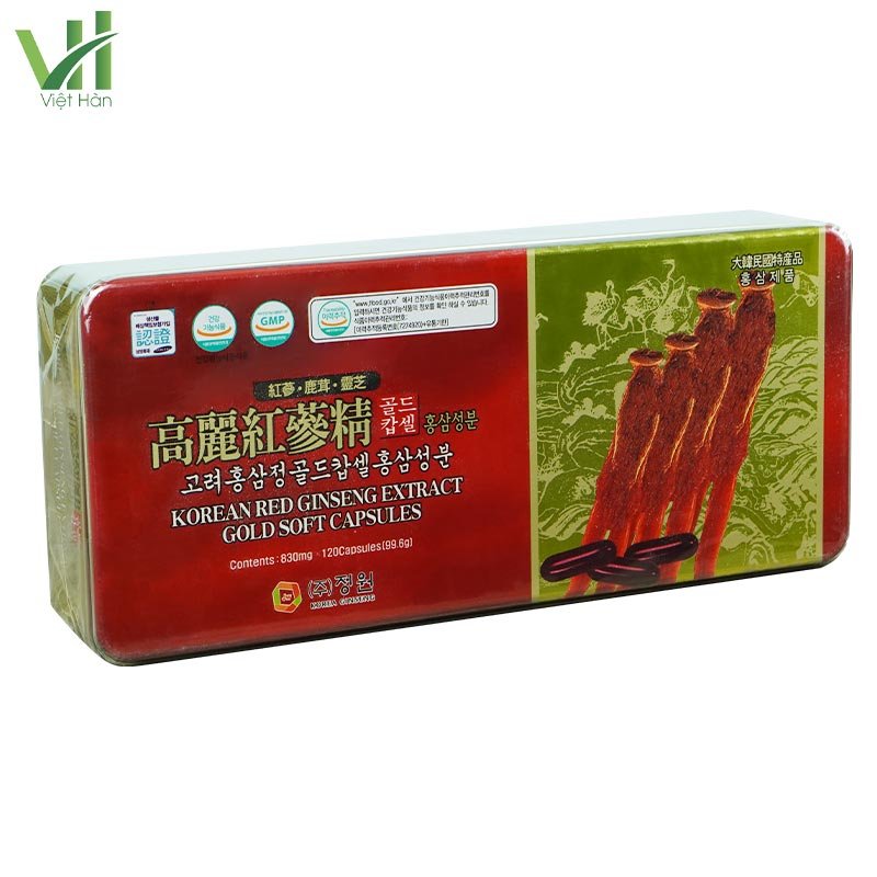 Viên Hồng Sâm Hàn Quốc Dongwon Hộp thiếc 120 viên 3