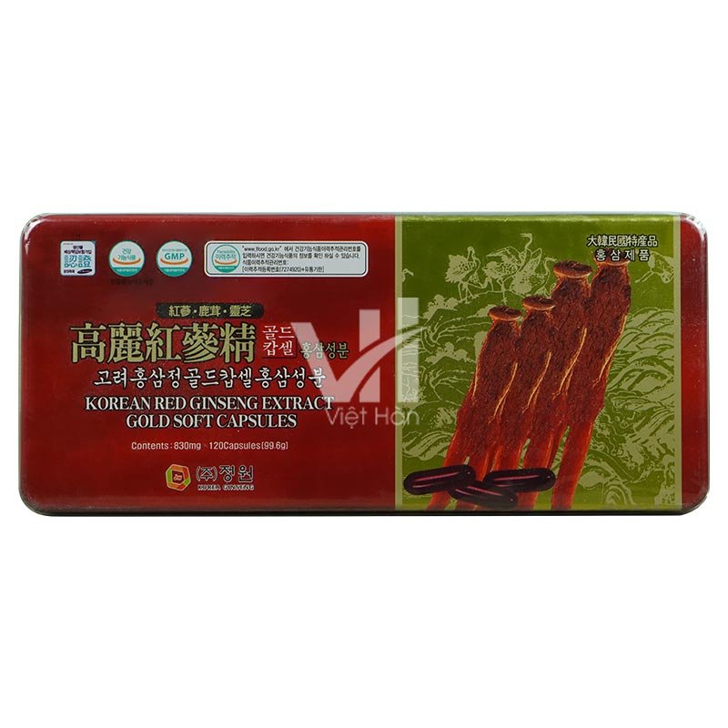 Viên Hồng Sâm Hàn Quốc Dongwon Hộp thiếc 120 viên 2