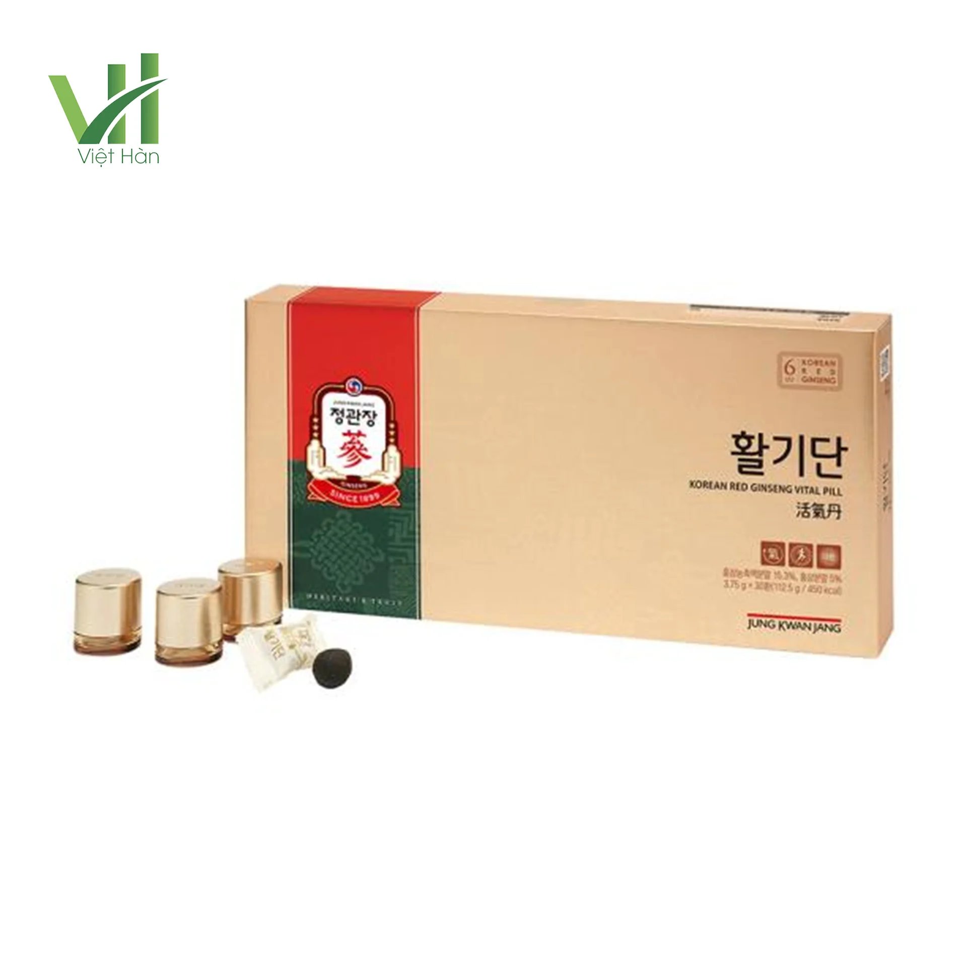 Viên Hồng Sâm Vital Pill KGC Hàn Quốc – Hộp 30 viên x 3.75g 2