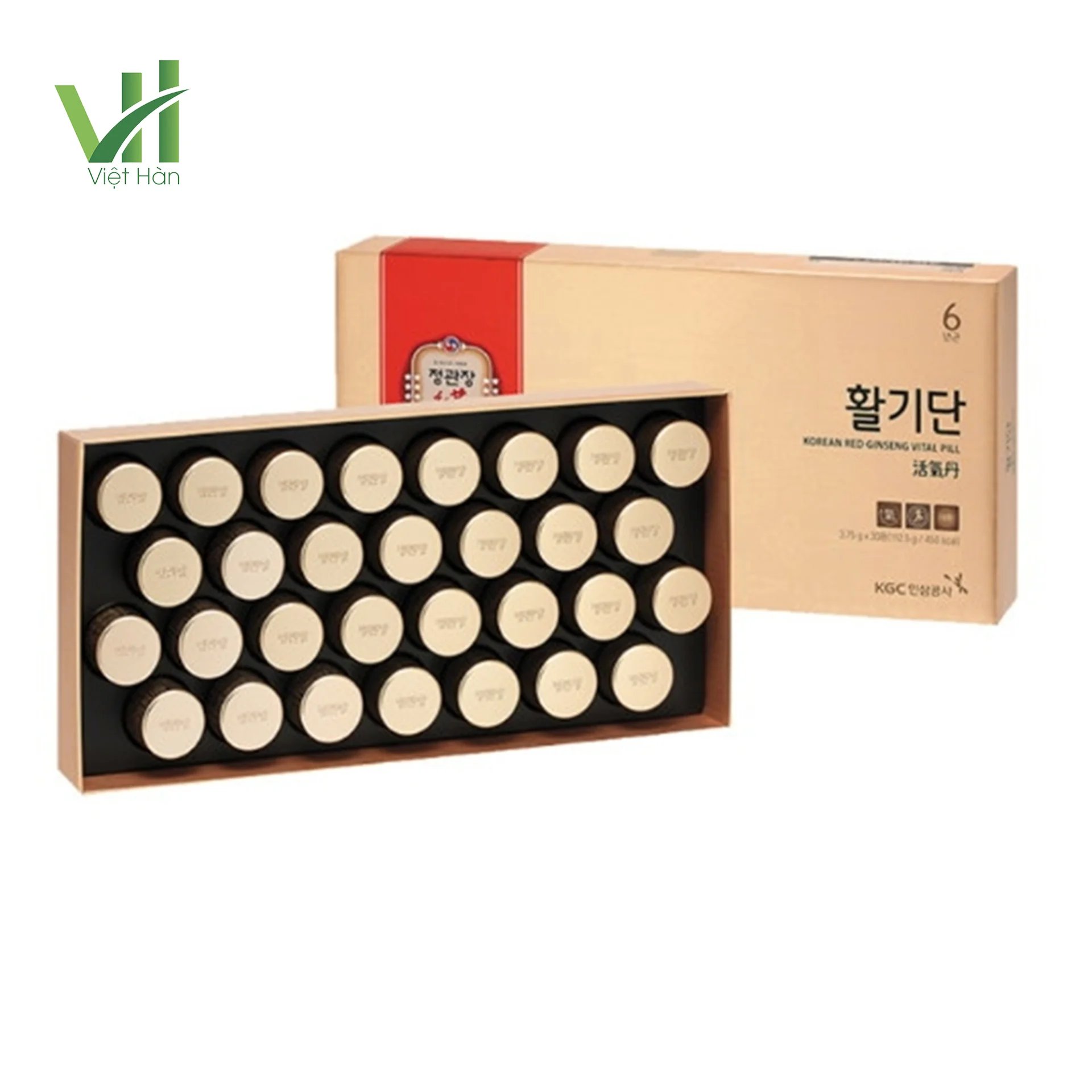 Viên Hồng Sâm Vital Pill KGC Hàn Quốc – Hộp 30 viên x 3.75g