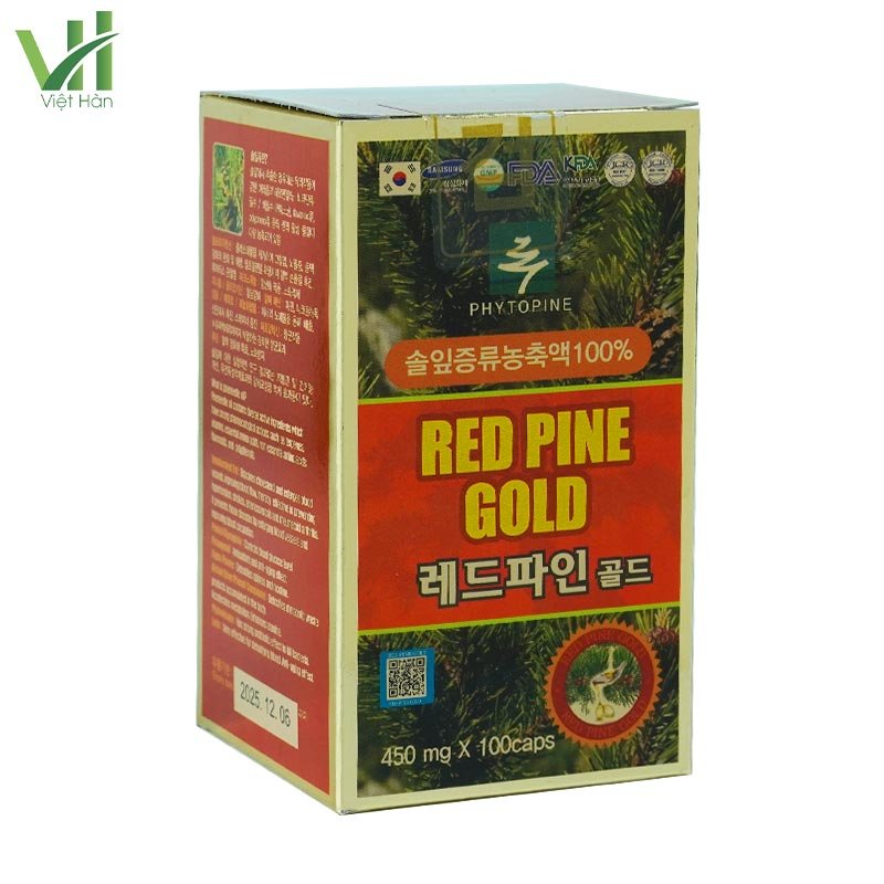 Viên tinh dầu thông đỏ Hàn Quốc Red Pine Gold Hộp 100 viên 3