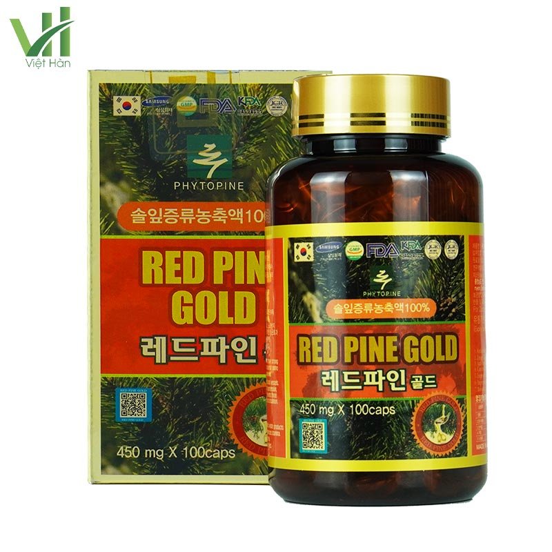 Viên tinh dầu thông đỏ Hàn Quốc Red Pine Gold Hộp 100 viên 5