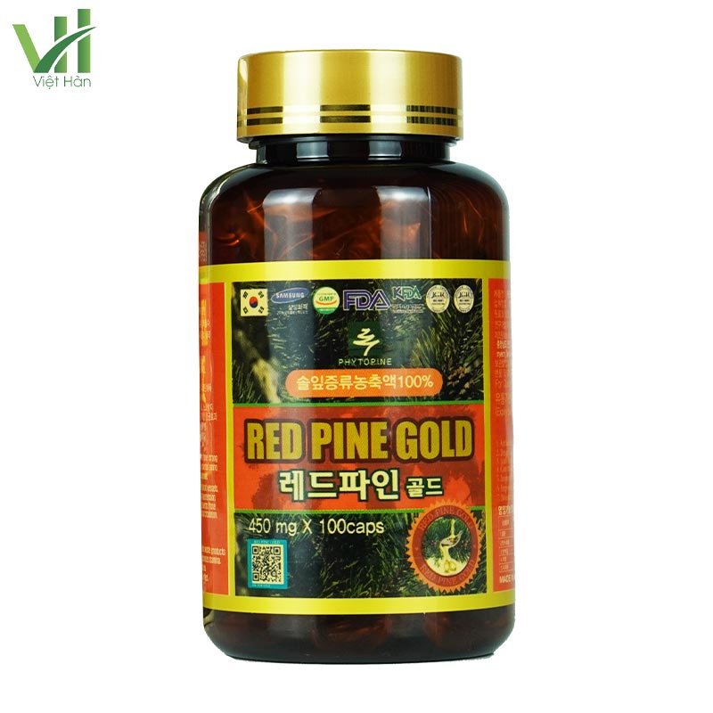 Viên tinh dầu thông đỏ Hàn Quốc Red Pine Gold Hộp 100 viên 6
