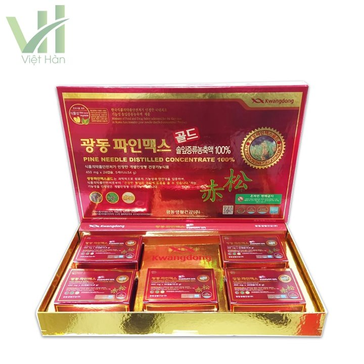 Tinh dầu thông đỏ Kwangdong Hàn Quốc Hộp 120 viên 4