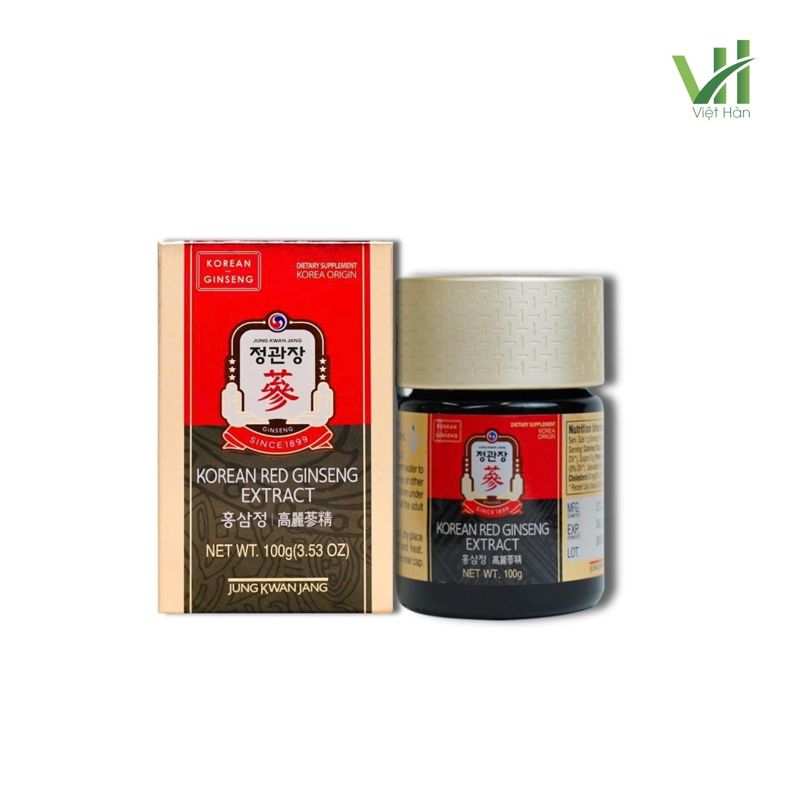 Cao Hồng Sâm Jung Kwan Jang Hàn Quốc Hộp 100g x 1 lọ