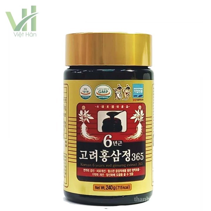 Cao Hồng Sâm 365 Hàn Quốc Hộp 240g x 2 lọ 3
