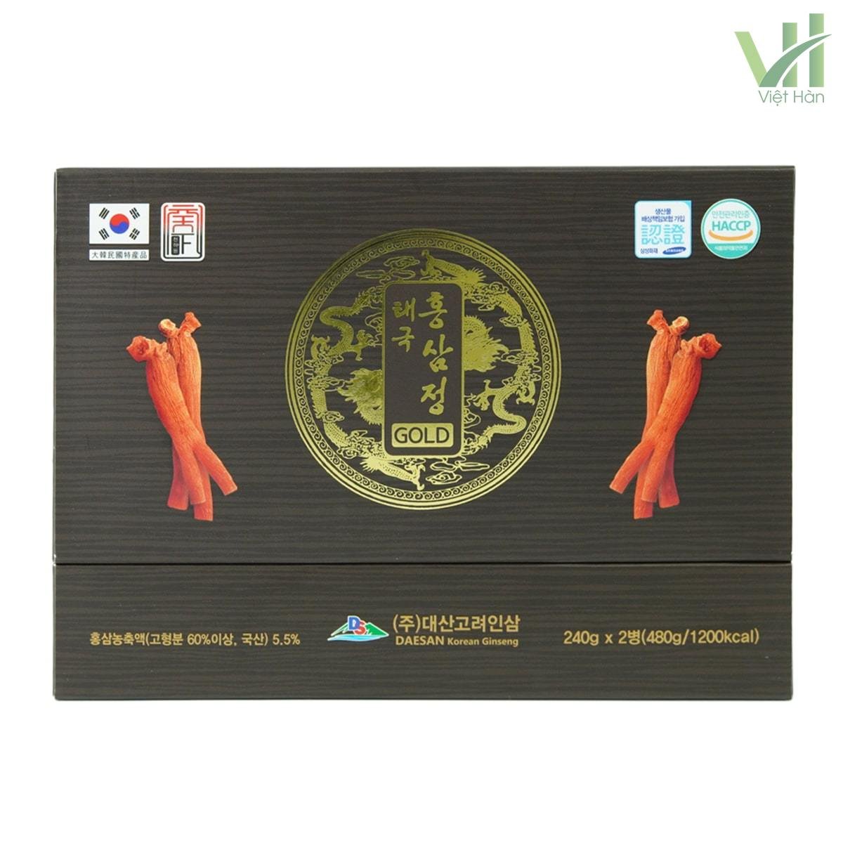 Cao Hồng Sâm Thái Cực Daesan Hộp 2 lọ x 240g chính hãng Hàn Quốc 2