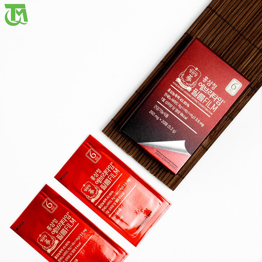 Cao Hồng Sâm Everytime Jung Kwan Jang – Dạng lát film ngậm hoà tan 6