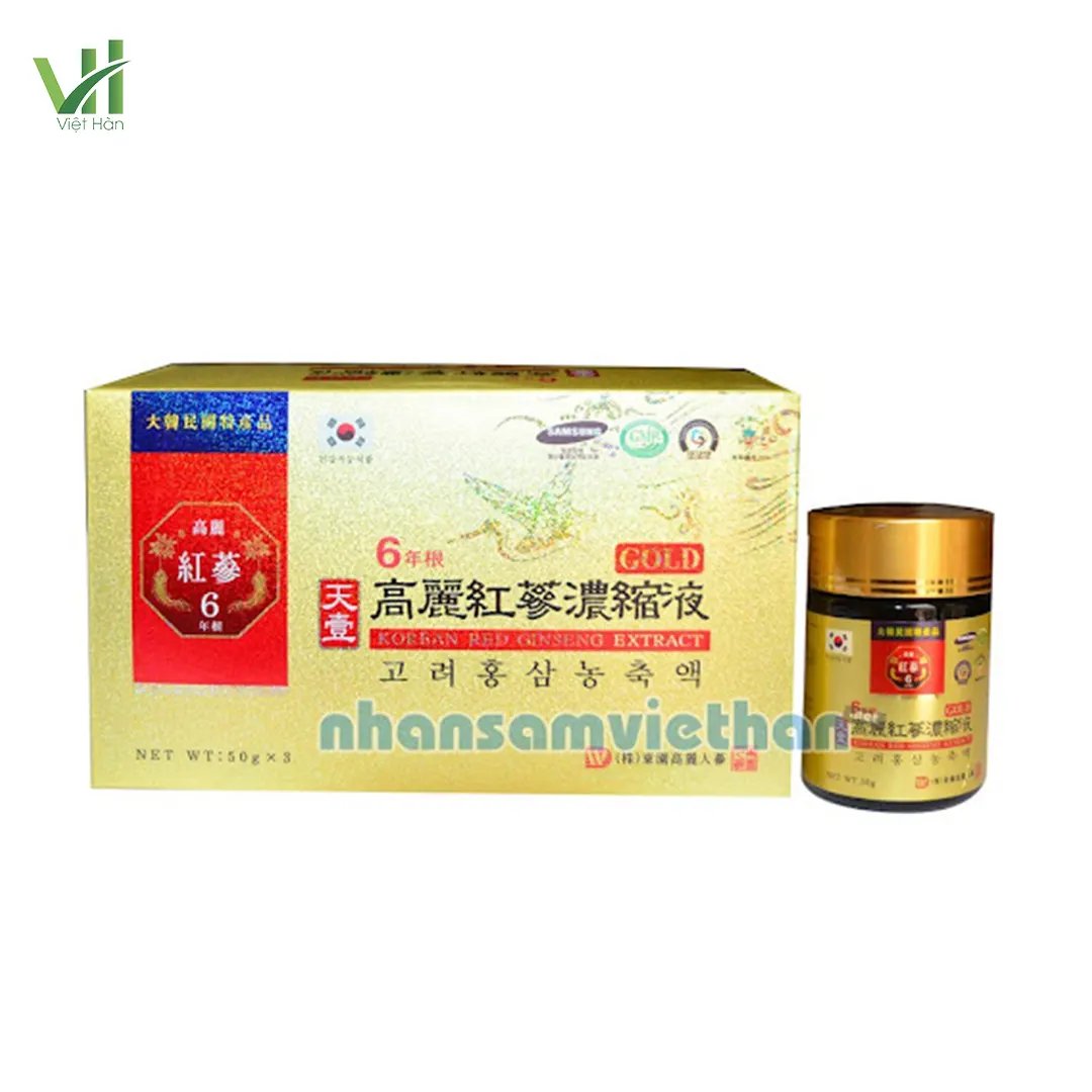 Cao Hồng Sâm Dongwon Hàn Quốc Hộp 50g x 3 lọ 6
