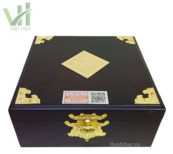 Cao Hồng Sâm Kanghwa Hàn Quốc Hộp gỗ 250g x 2 lọ 2