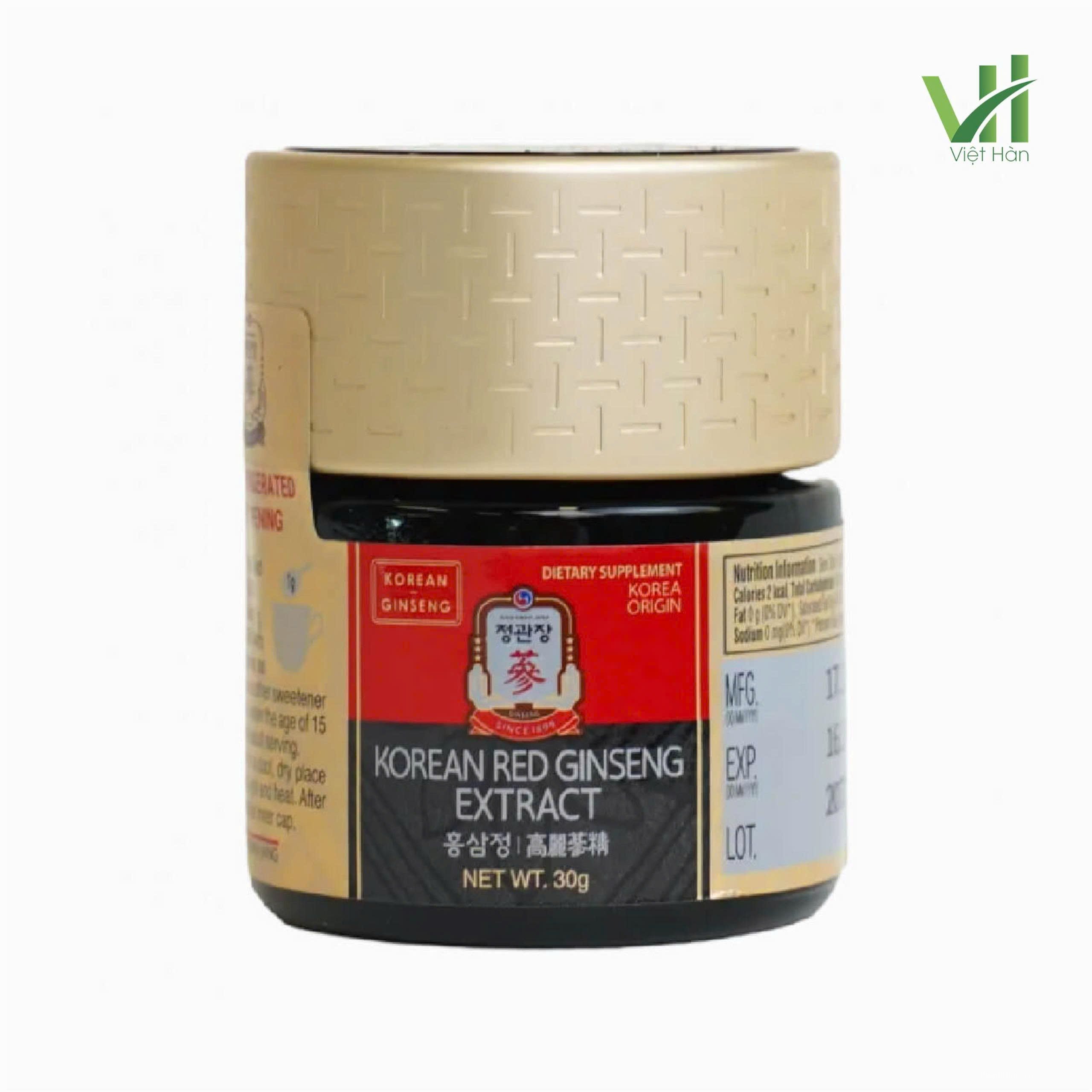 Cao Hồng Sâm Extract Jung Kwan Jang Hàn Quốc Hộp 30g x 1 lọ 2