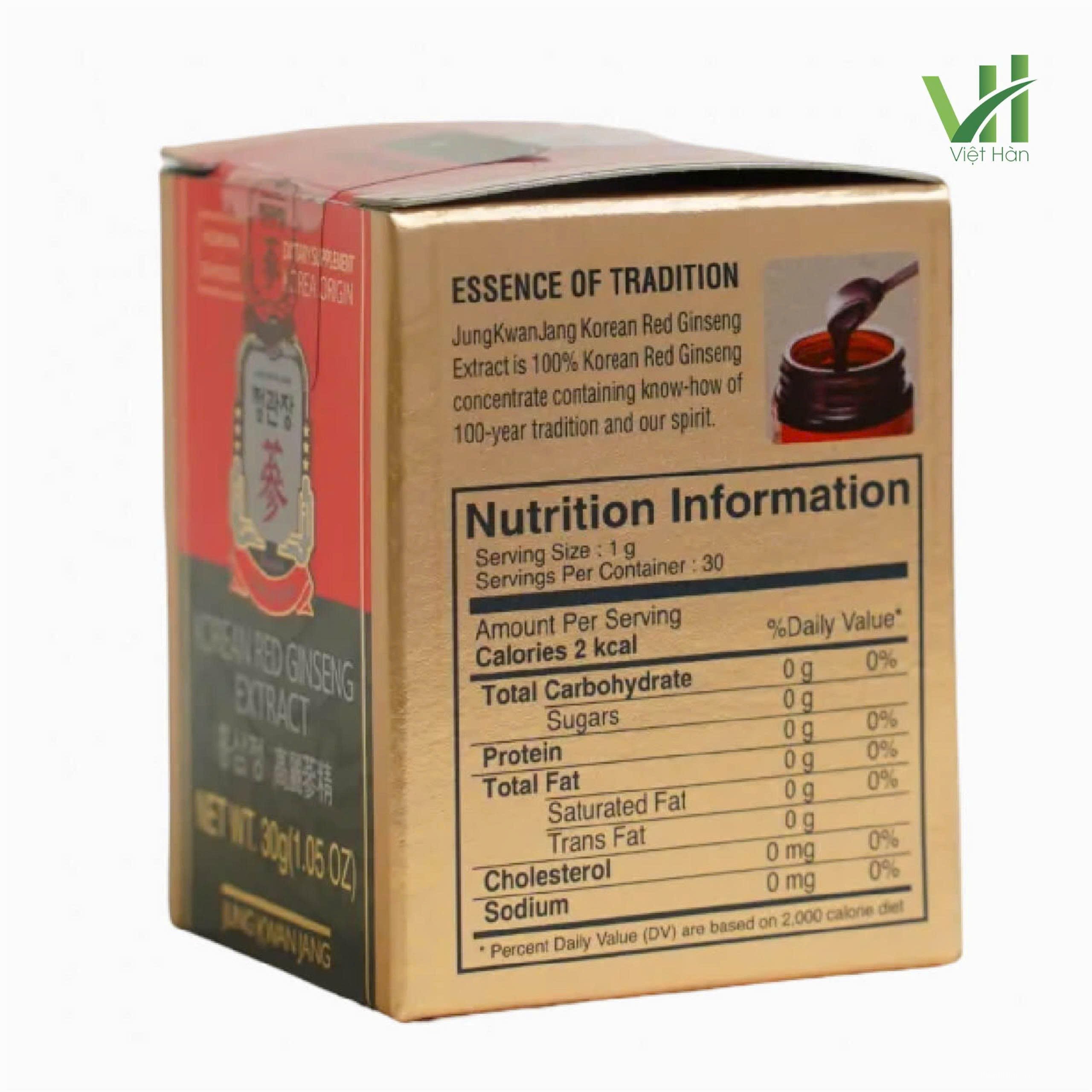 Cao Hồng Sâm Extract Jung Kwan Jang Hàn Quốc Hộp 30g x 1 lọ 4
