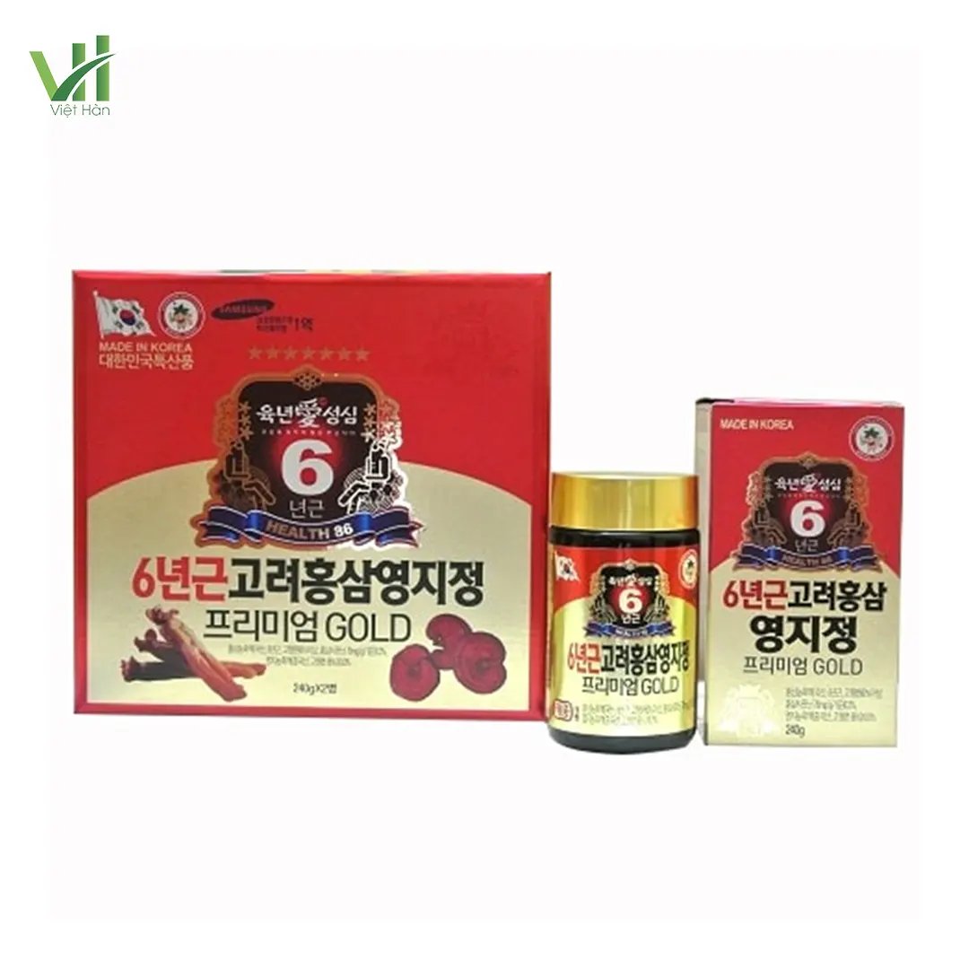 Cao Hồng Sâm Linh Chi Taewoong Hàn Quốc Hộp 240g x 2 lọ 3
