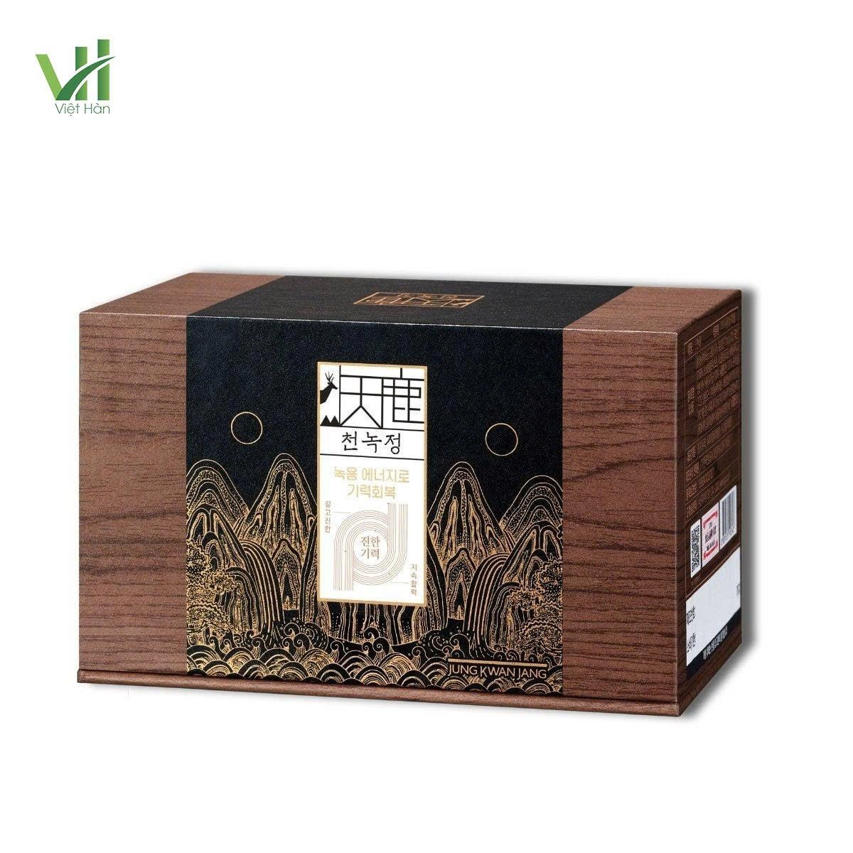 Cao Hồng Sâm Nhung Hươu Cheon Nok Jung Kwan Jang Hộp 2 lọ x 180g 2