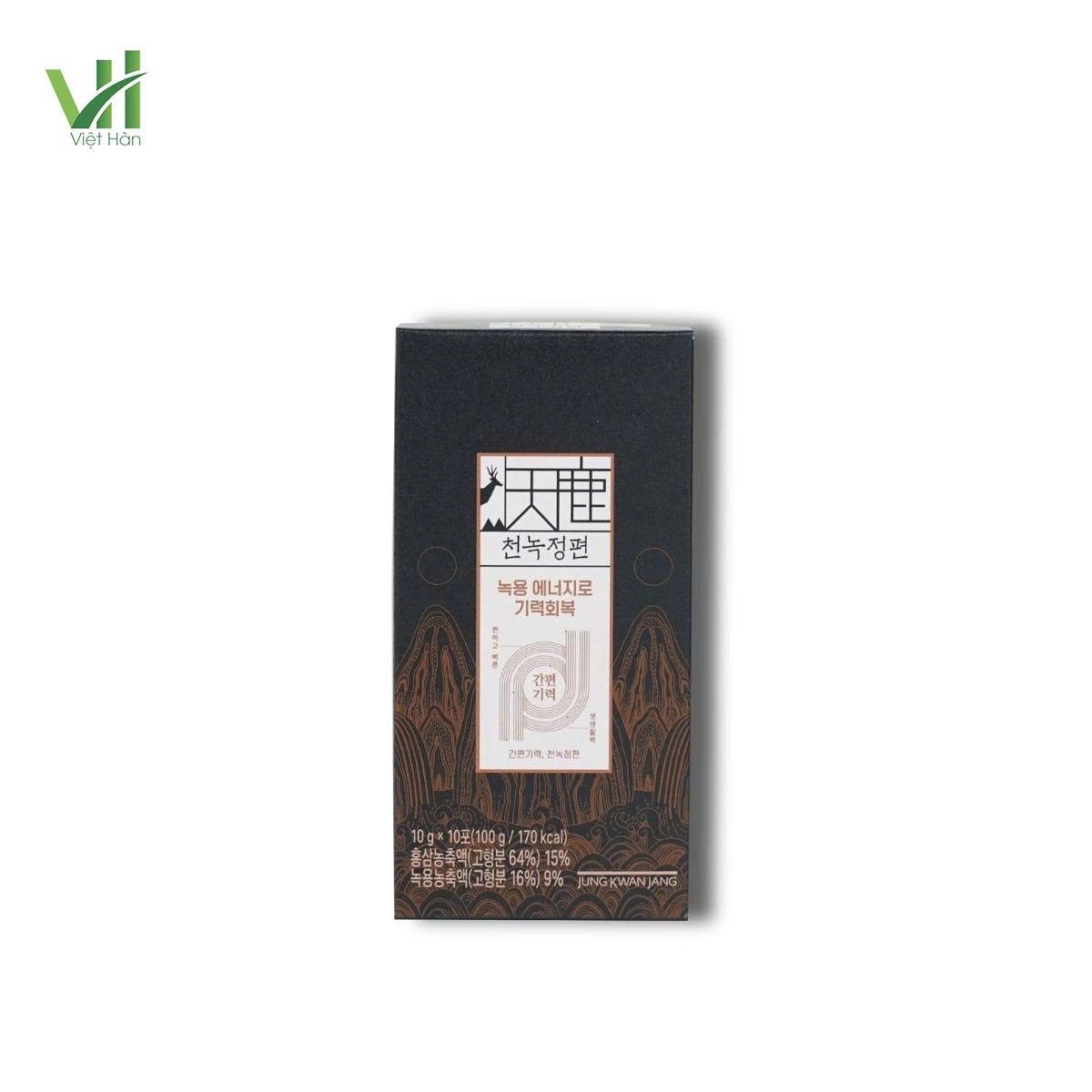 Tinh Chất Hồng Sâm Nhung Hươu Jung Kwan Jang pha sẵn – Hộp 30 gói x 10g 4