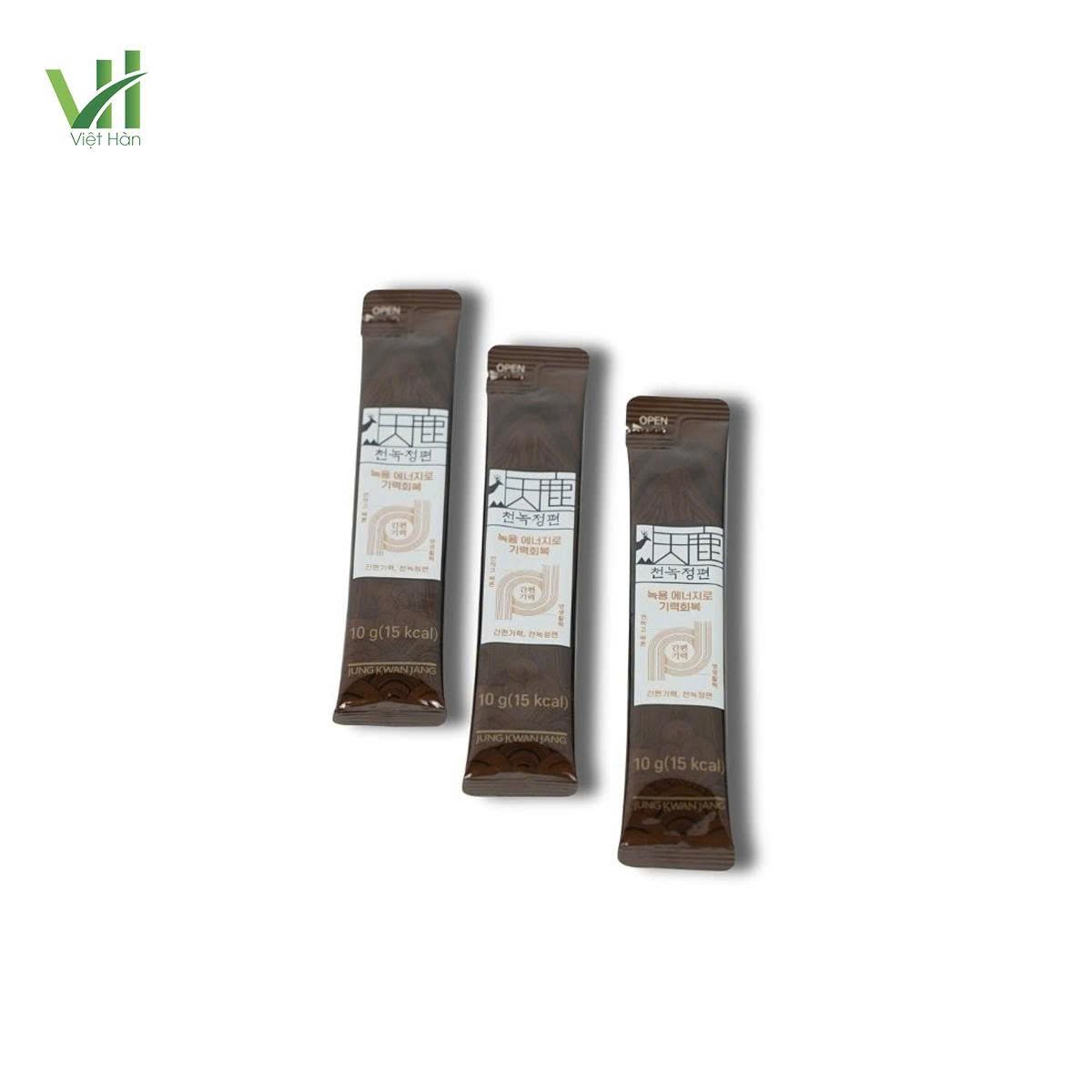Tinh Chất Hồng Sâm Nhung Hươu Jung Kwan Jang pha sẵn – Hộp 30 gói x 10g 3