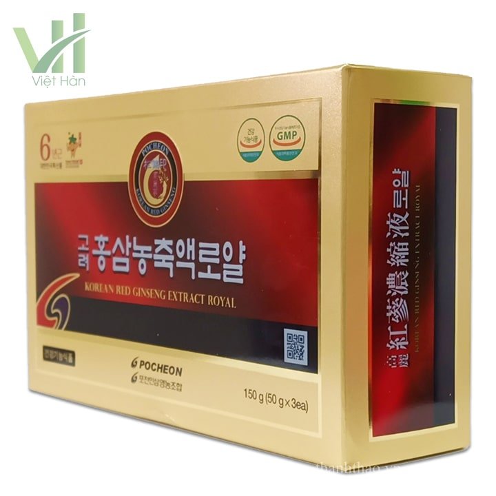 Cao Hồng Sâm Pocheon Hàn Quốc Hộp 50g x 3 lọ 4