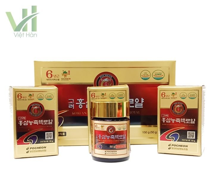 Cao Hồng Sâm Pocheon Hàn Quốc Hộp 50g x 3 lọ 2
