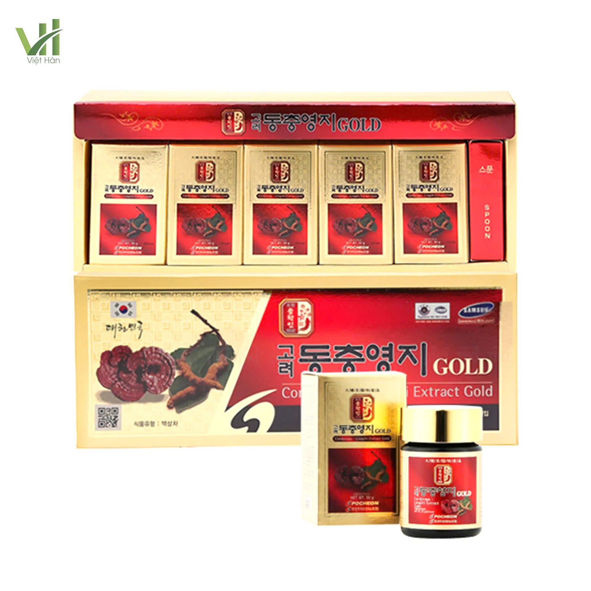 Cao Linh Chi Đông Trùng Hạ Thảo Hàn Quốc Hộp 250g