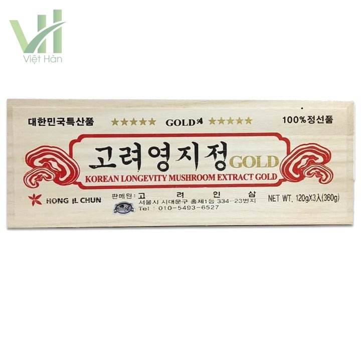 Cao Linh Chi Hàn Quốc Hộp gỗ 360g (120g x 3 lọ) 6