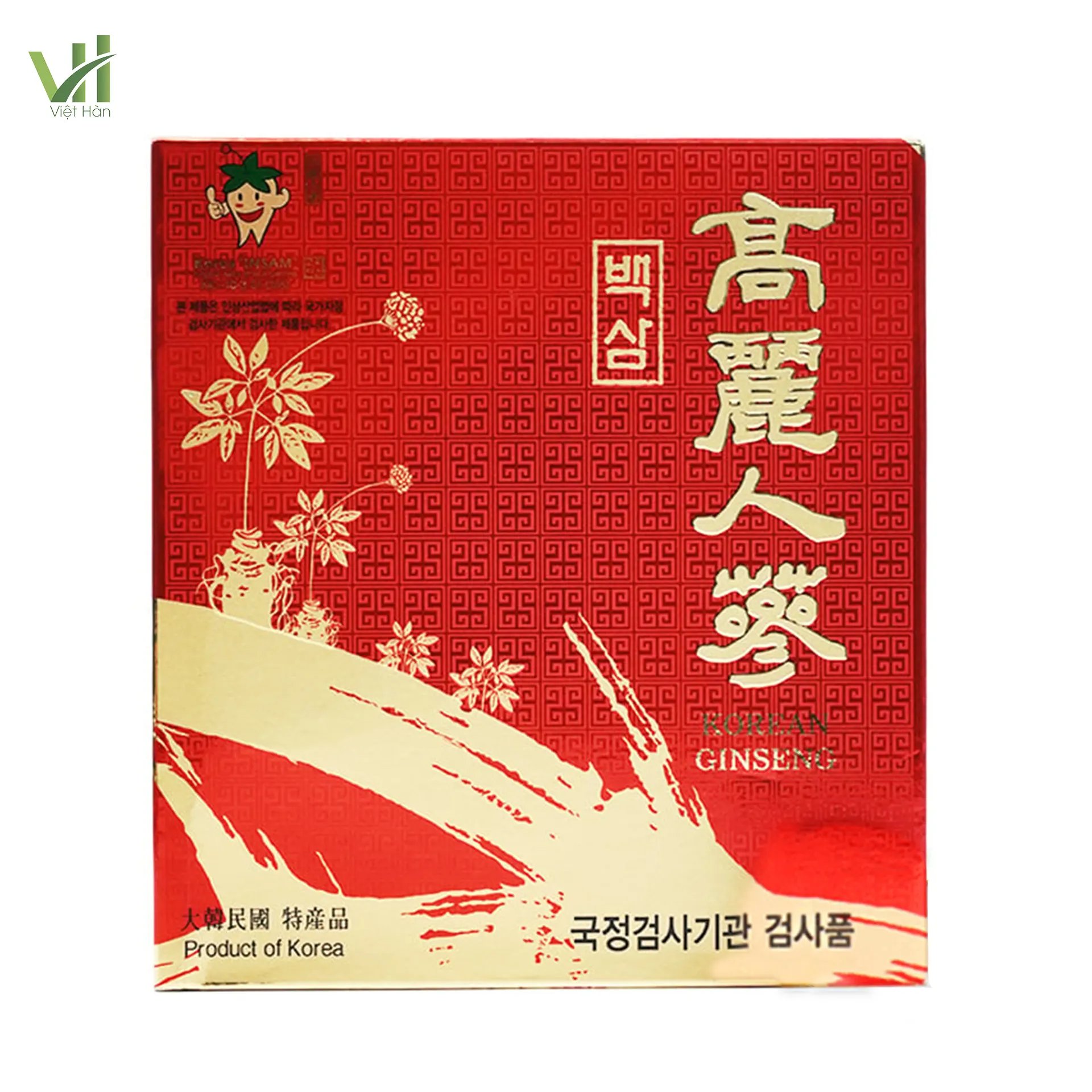 Bạch Sâm Củ Khô Hàn Quốc Hộp x 300g