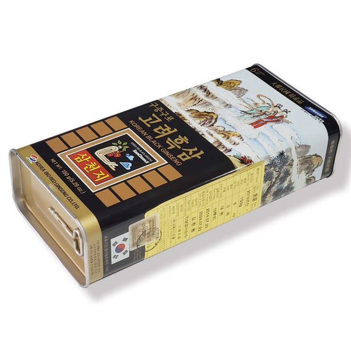 Hắc sâm củ khô 150gr hộp thiếc Bio Hàn Quốc chính hãng 4