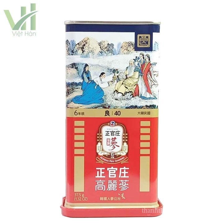 Hồng Sâm Củ Khô Jung Kwan Jang Hộp 37.5g 2