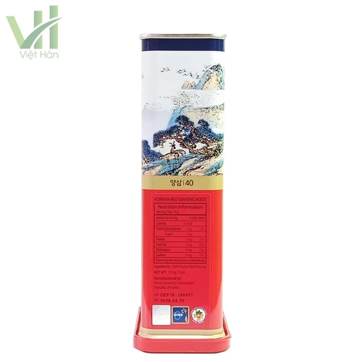 Hồng Sâm Củ Khô Jung Kwan Jang Hộp 37.5g 6