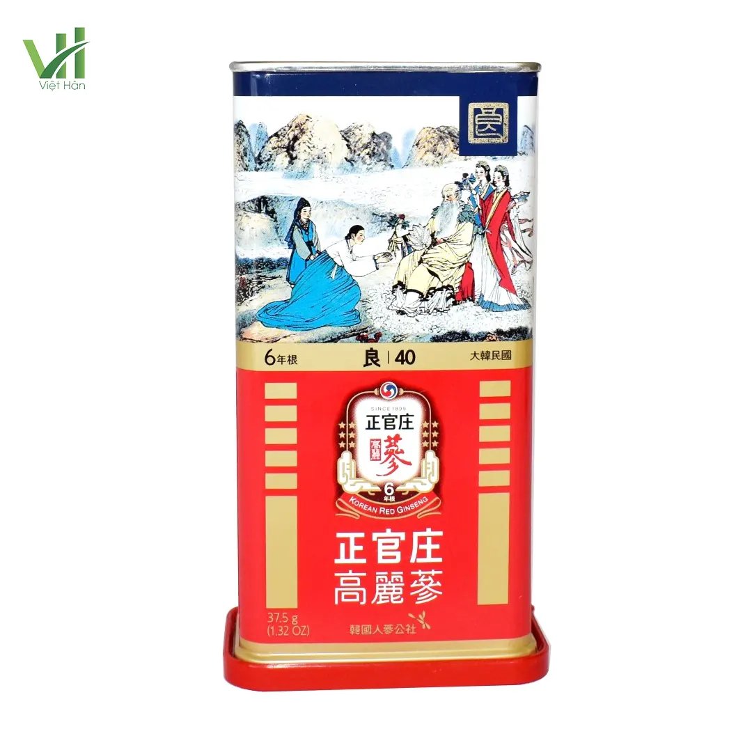 Hồng Sâm Củ Khô Jung Kwan Jang Hộp 37.5g